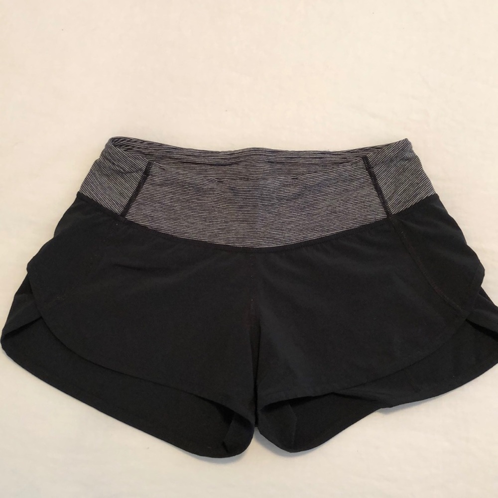 Lululemon speed short. Size 2/Black.
